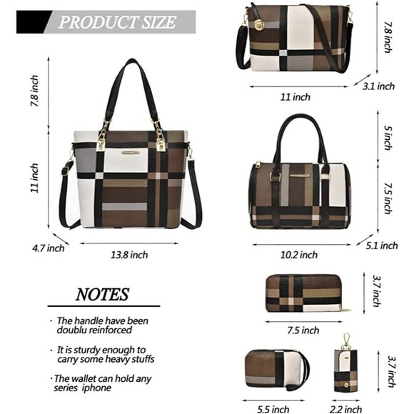 New 6 in 1 bundle * Designer Purses and Handbags - Picture 8 of 11